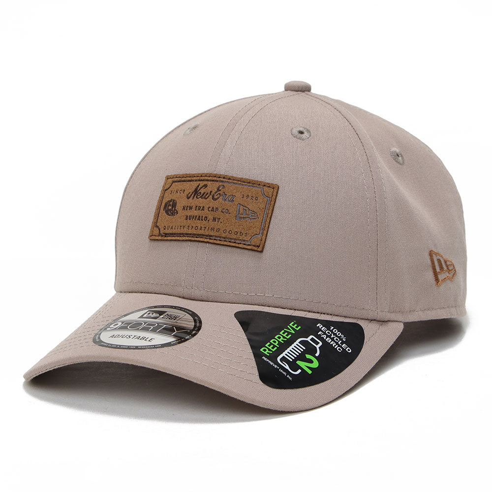 New Era Script New World Repreve Ash Brown 9FORTY Adjustable Cap