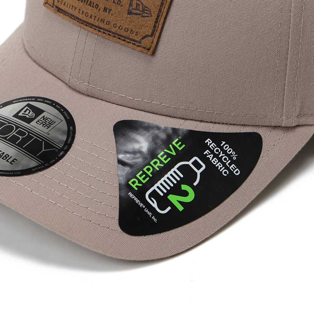 New Era Script New World Repreve Ash Brown 9FORTY Adjustable Cap