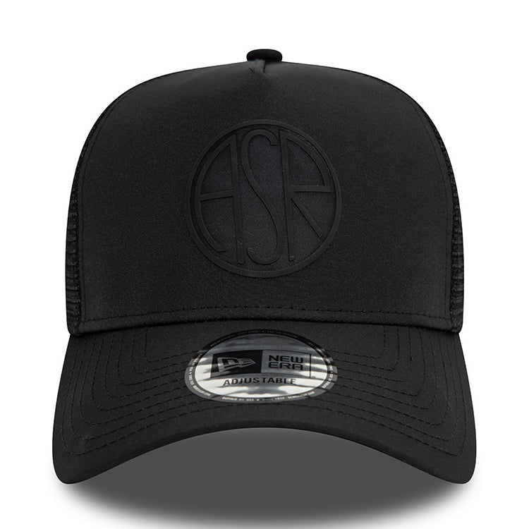 New Era AS Roma Football Club Black 9FORTY E-Frame Trucker Snapback Cap