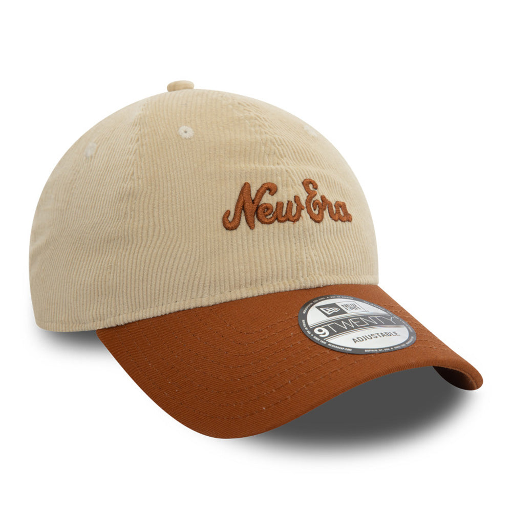 New Era Script Corduroy Timeless Taupe 9TWENTY Adjustable Cap