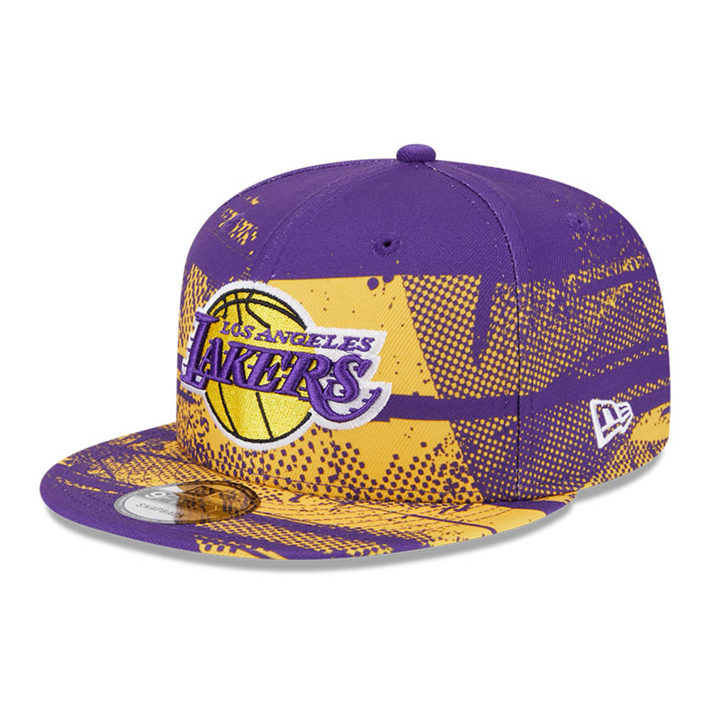 Los Angeles Lakers NBA Tip Off '24 Medium Yellow 9FIFTY Snapback Cap