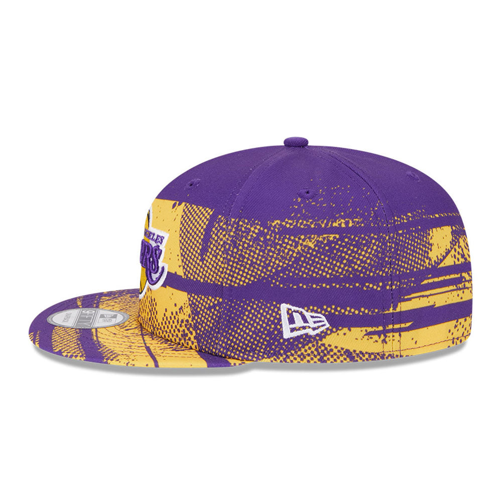 Los Angeles Lakers NBA Tip Off '24 Medium Yellow 9FIFTY Snapback Cap