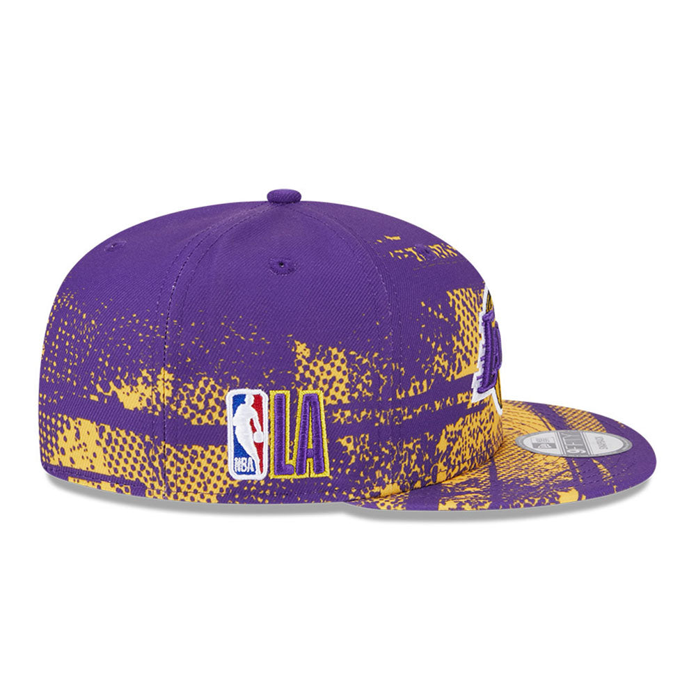 Los Angeles Lakers NBA Tip Off '24 Medium Yellow 9FIFTY Snapback Cap