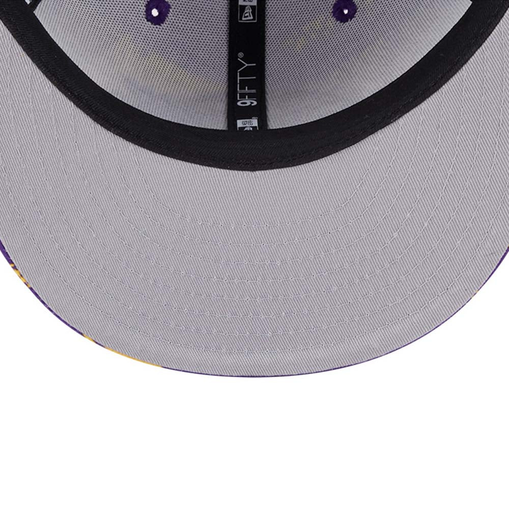 Los Angeles Lakers NBA Tip Off '24 Medium Yellow 9FIFTY Snapback Cap