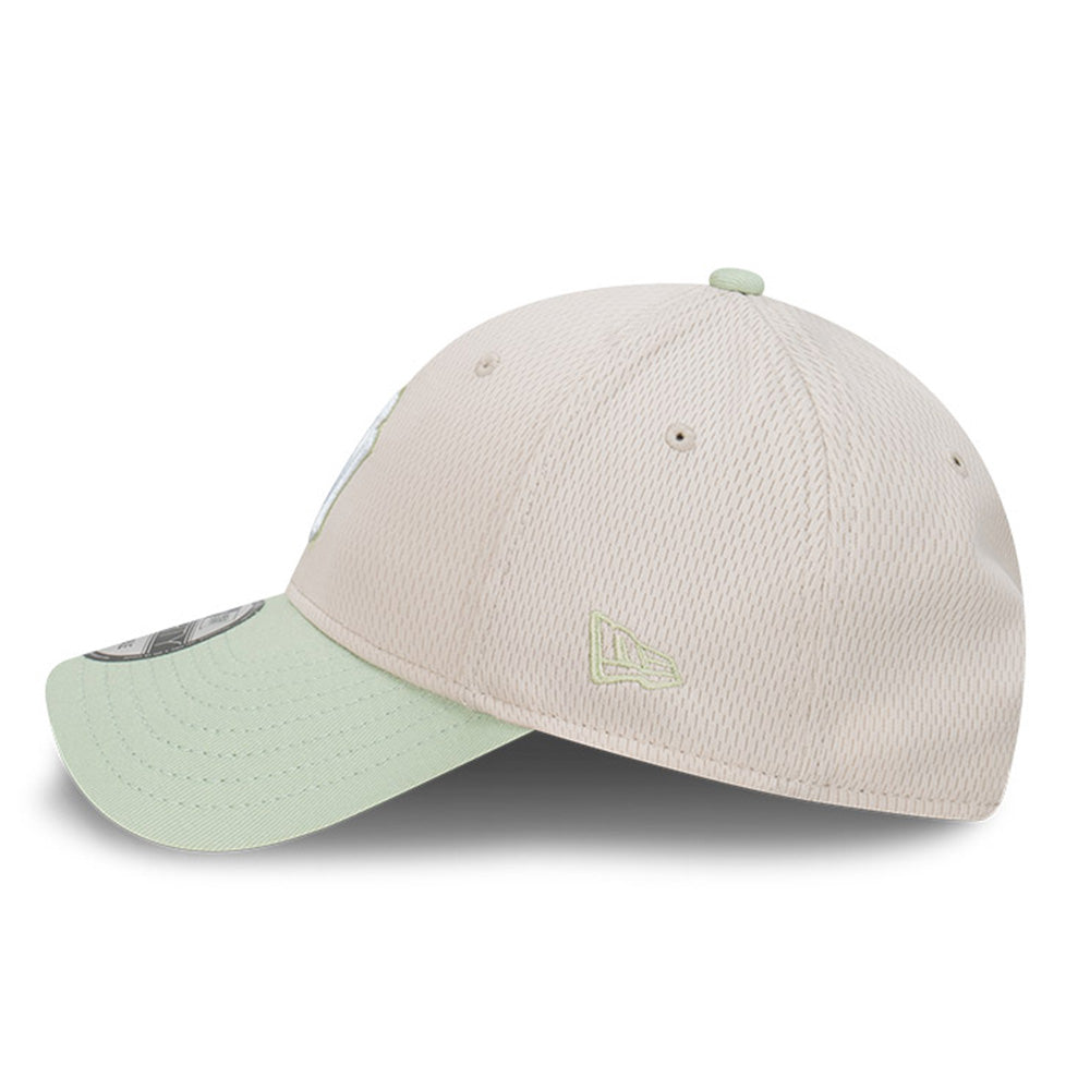 New Era New York Yankees MLB Dash Mark Two Tone Stone Mint Green 9FORTY Snapback Cap