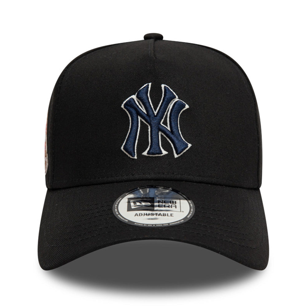 New Era New York Yankees World Series Black 9FORTY E-Frame Snapback Cap