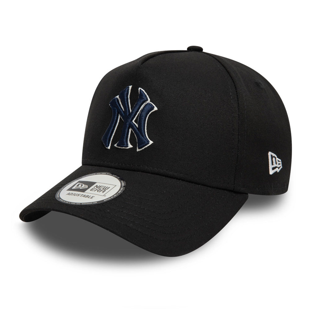 New Era New York Yankees World Series Black 9FORTY E-Frame Snapback Cap