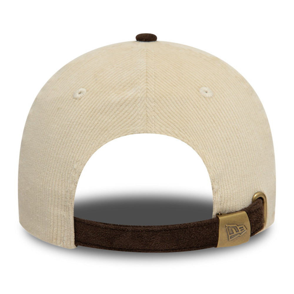 New Era Script Premium Corduroy Stone 9TWENTY Adjustable Cap