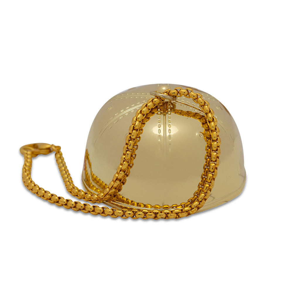 New Era 59FIFTY Christmas Cap Metal Ornament Gold White 2 Pack Accessories