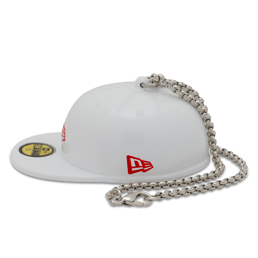 New Era 59FIFTY Christmas Cap Metal Ornament Gold White 2 Pack Accessories