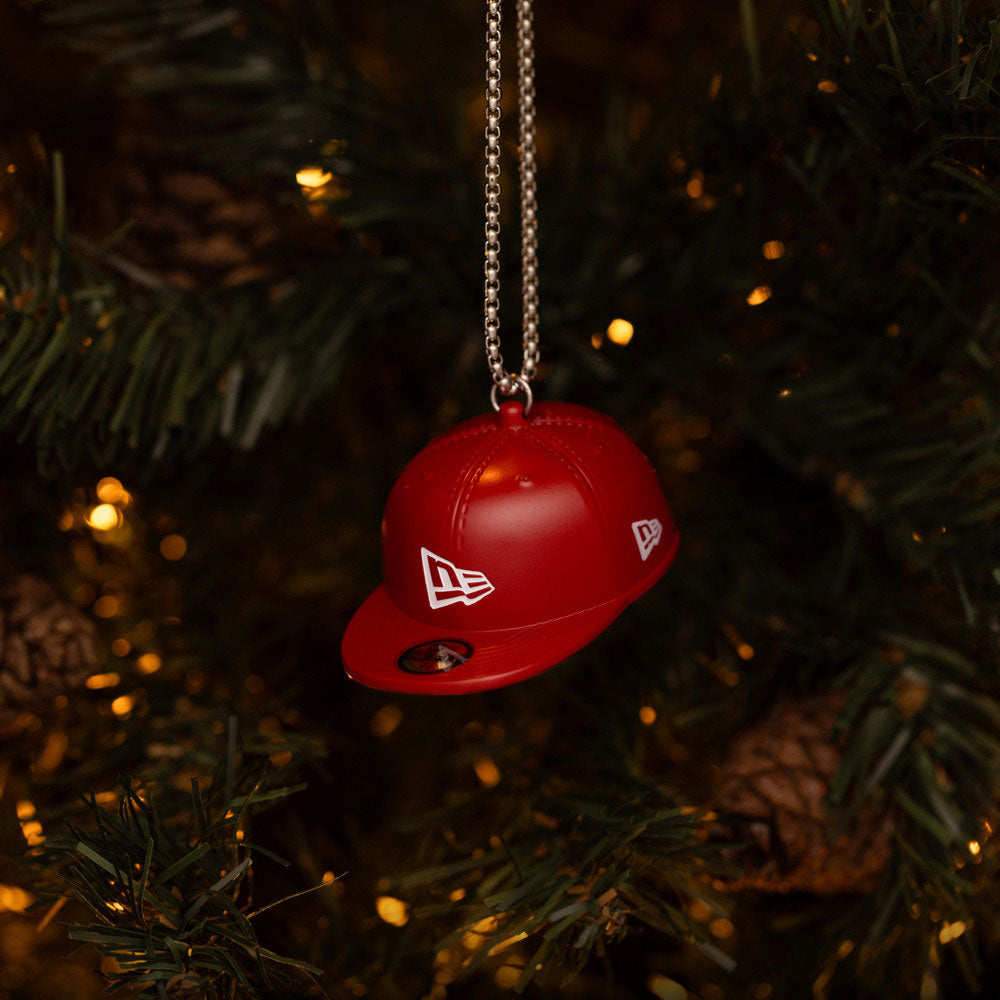 New Era 59FIFTY Christmas Cap Metal Ornament Red Green 2 Pack Accessories