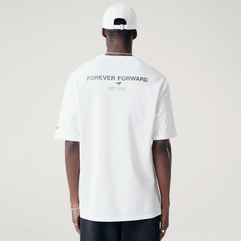 New Era Mclaren Racing Wordmark Washed Pack White Short Sleeve T-Shirt