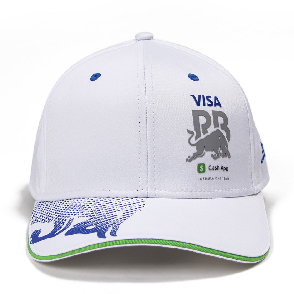 Visa Cash App Racing Bulls White 9SEVENTY Stretch Snapback Cap