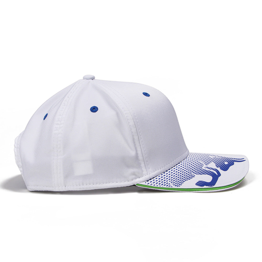 Visa Cash App Racing Bulls White 9SEVENTY Stretch Snapback Cap