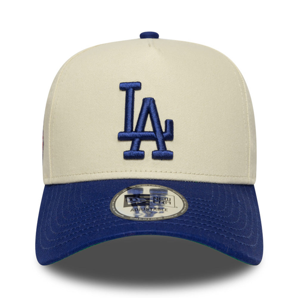 New Era Los Angeles Dodgers All Star Game Patch Light Cream Royal Blue 9FORTY E-Frame Snapback Cap