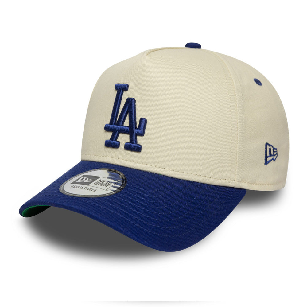 New Era Los Angeles Dodgers All Star Game Patch Light Cream Royal Blue 9FORTY E-Frame Snapback Cap