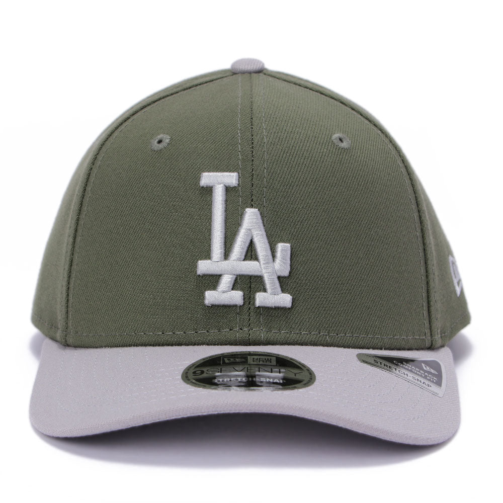 New Era Los Angeles Dodgers New Olive 9SEVENTY Stretch Snapback Cap
