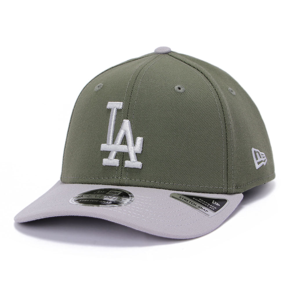 New Era Los Angeles Dodgers New Olive 9SEVENTY Stretch Snapback Cap