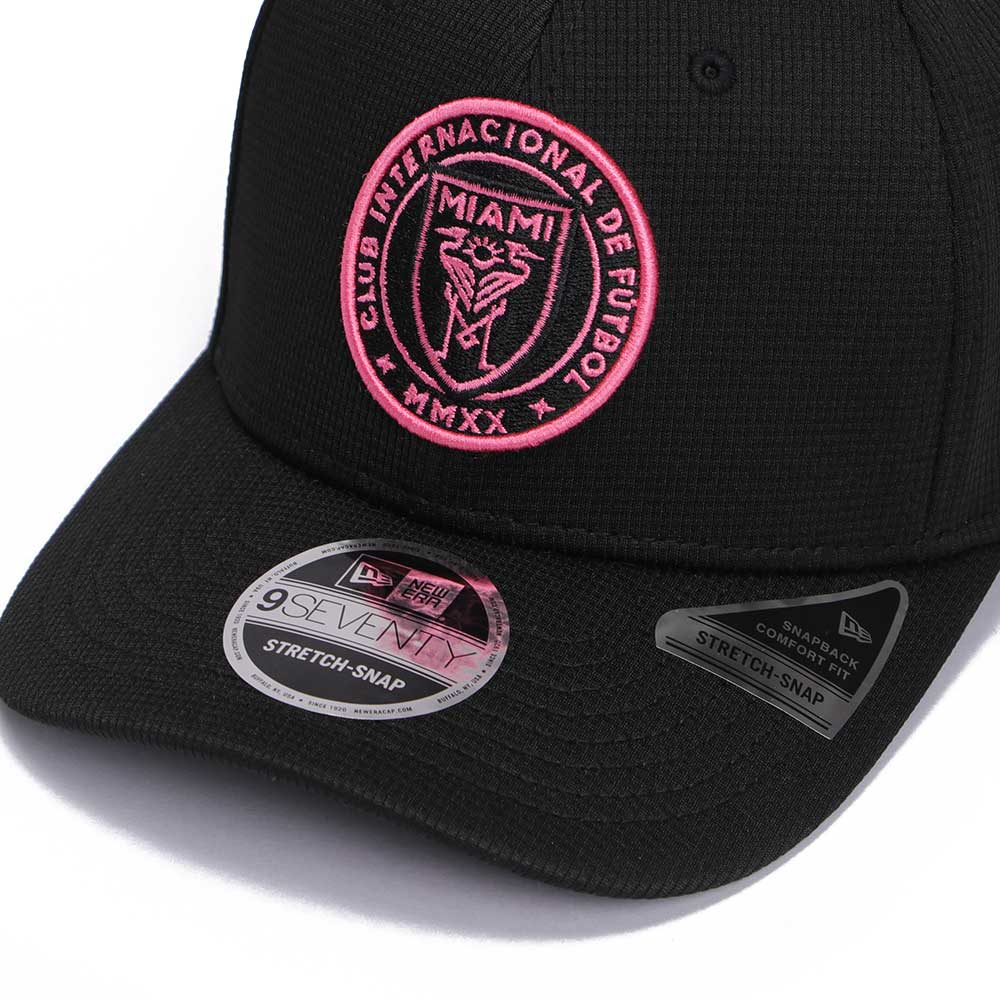 New Era Inter Miami Major League Soccer Black 9SEVENTY Stretch Snapback Cap