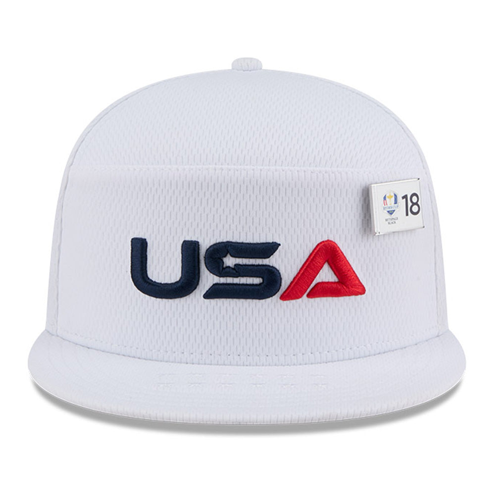 New Era Ryders Cup Team USA 2025 White Split Panel 9FIFTY Snapback Cap