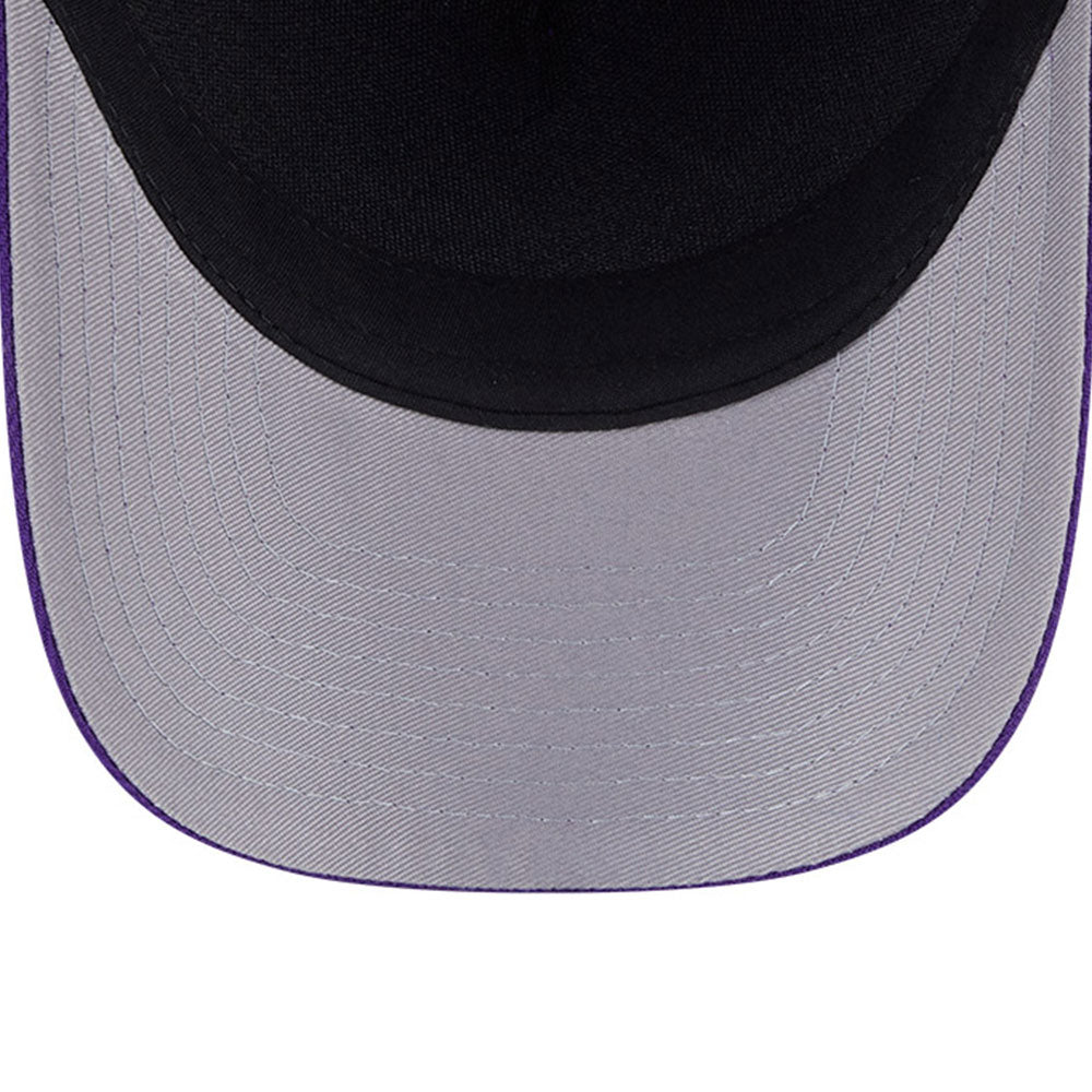 New Era Los Angeles Lakers NBA 2025 Draft Purple 9FORTY M-Crown A-Frame Snapback Cap