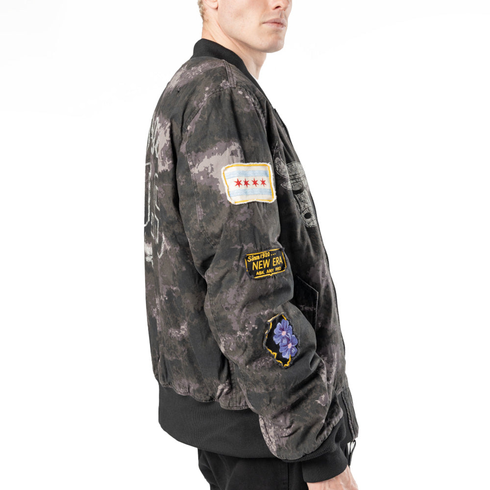 New Era Chicago Bulls Alpha Industries JKT2460 Black Jacket (Online Exclusive)