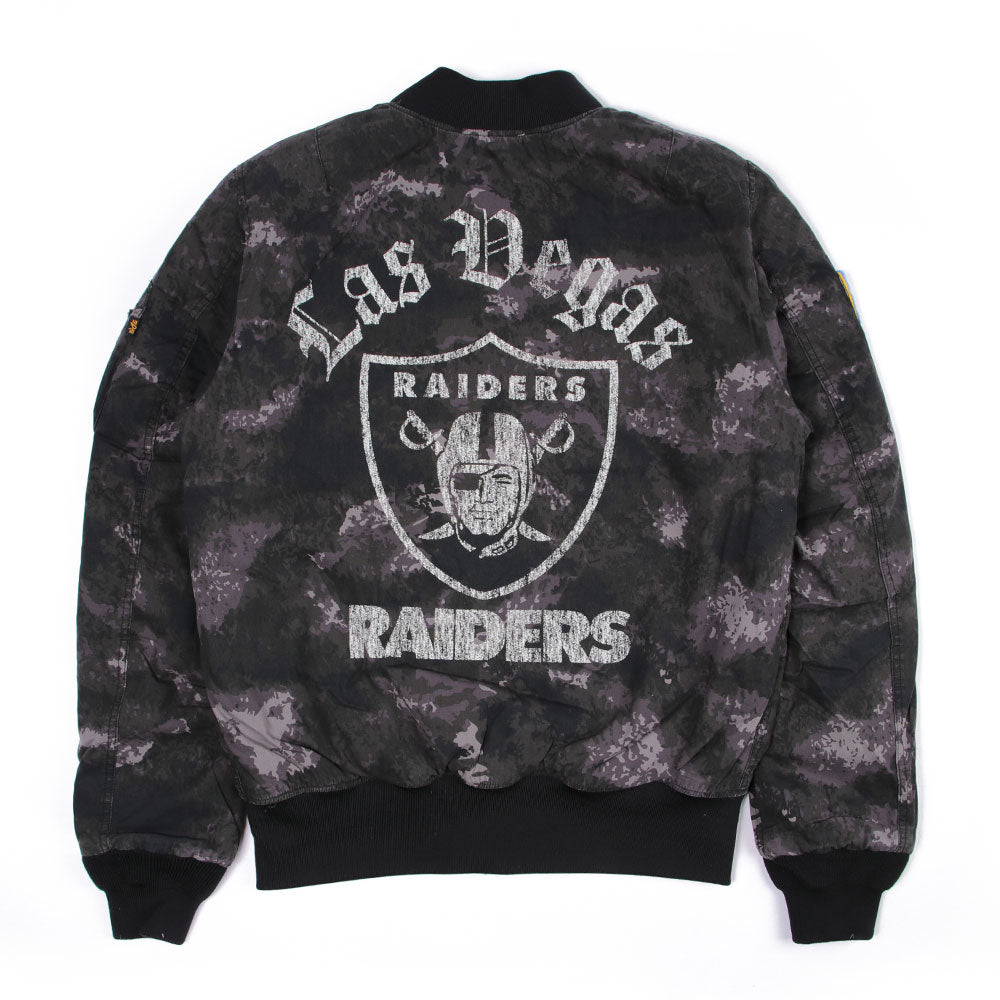 New Era Las Vegas Raiders Alpha Industries (ONLINE EXCLUSIVE) JKT2460 Black Jacket