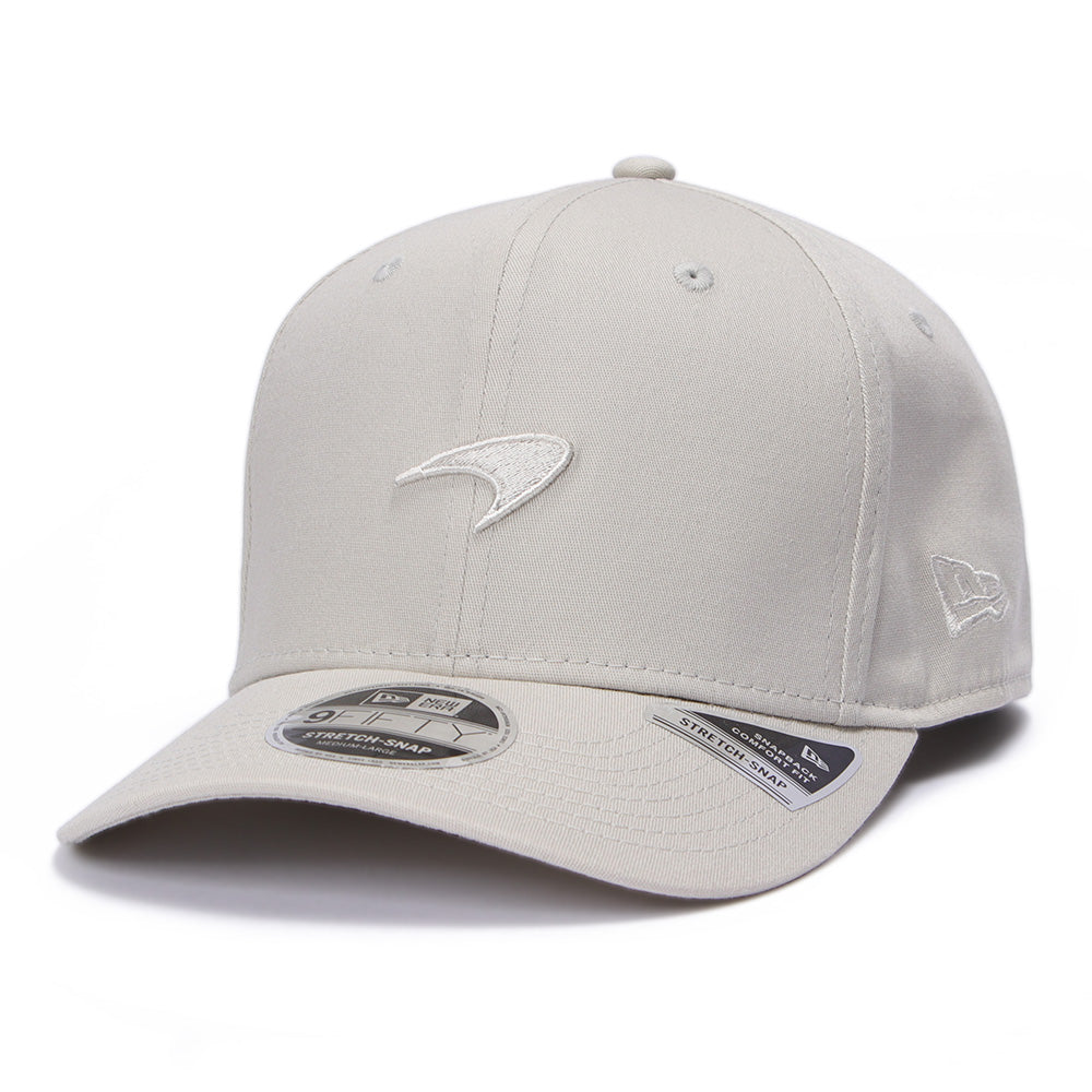 New Era Mclaren Racing Light Cream 9FIFTY Stretch Snapback Cap