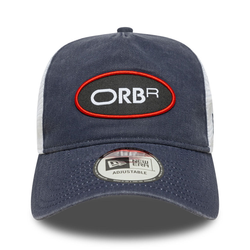 New Era Red Bull Racing ORBR Night Sky Navy 9FORTY E-Frame Snapback Trucker Cap