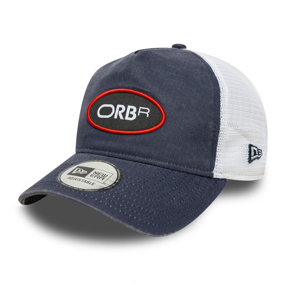 New Era Red Bull Racing ORBR Night Sky Navy 9FORTY E-Frame Snapback Trucker Cap