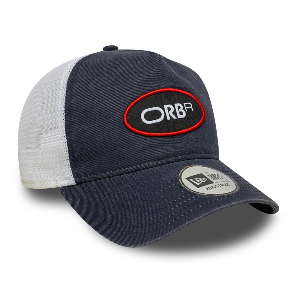 New Era Red Bull Racing ORBR Night Sky Navy 9FORTY E-Frame Snapback Trucker Cap