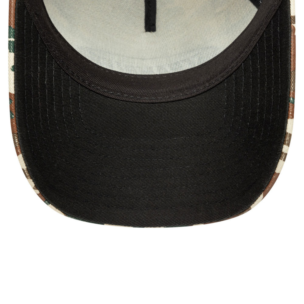 New Era Ducati Motorsport Logo Scrambler Light Cream Camo 9FORTY A-Frame Trucker Snapback Cap