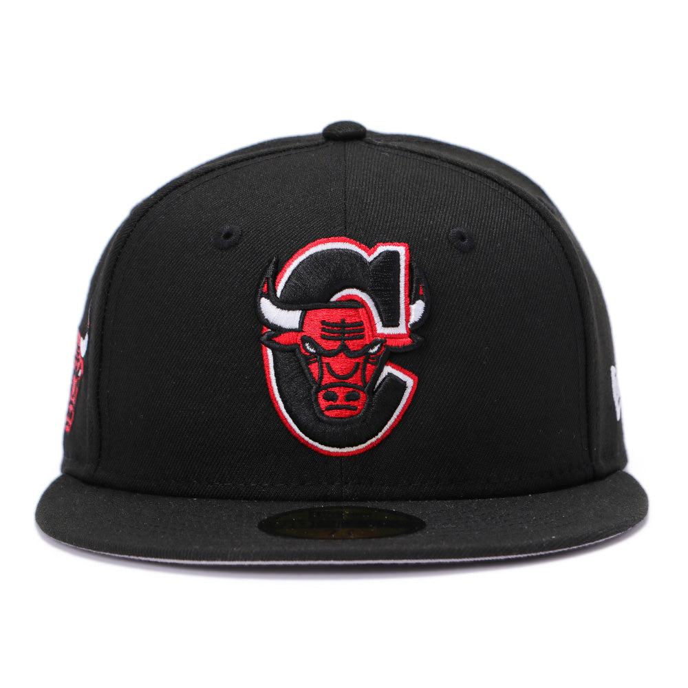 New Era Chicago Bulls Deceptor Collection Black 59FIFTY Fitted Cap