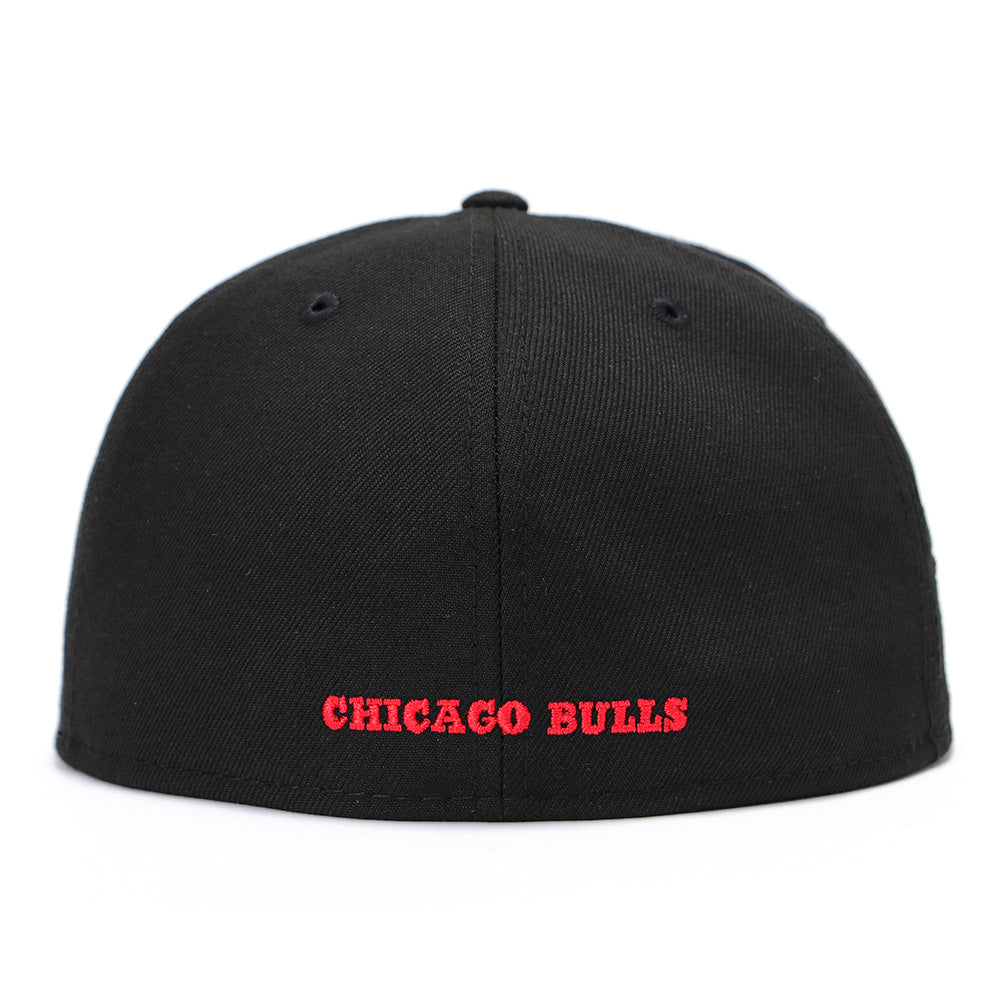 New Era Chicago Bulls Deceptor Collection Black 59FIFTY Fitted Cap