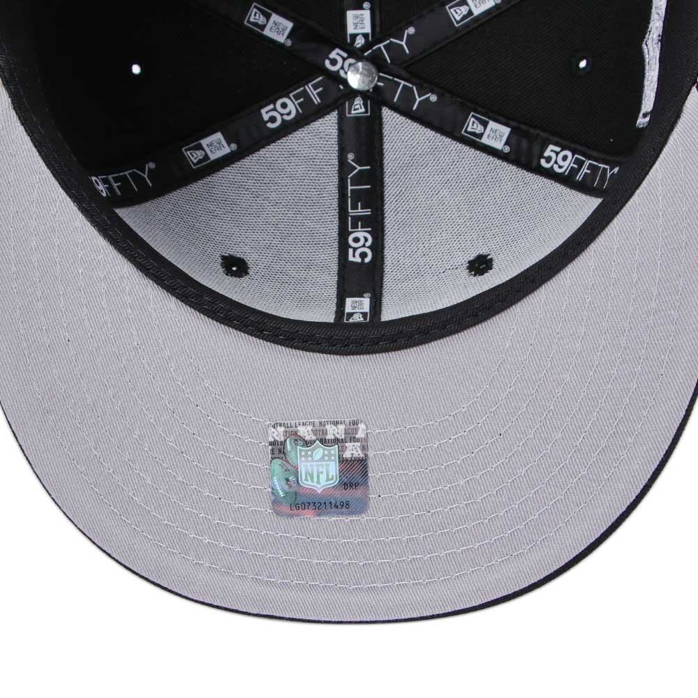 New Era Las Vegas Raiders Deceptor Collection Black 59FIFTY Fitted Cap