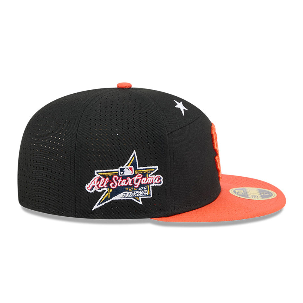 New Era San Francisco Giants 2025 All Star Game Black 59FIFTY Split Panel Fitted Cap