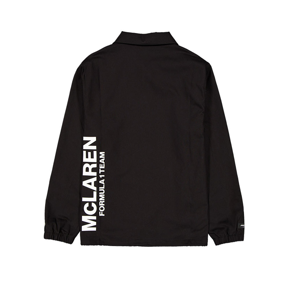 New Era Mclaren Motorsports Black Coach Jacket