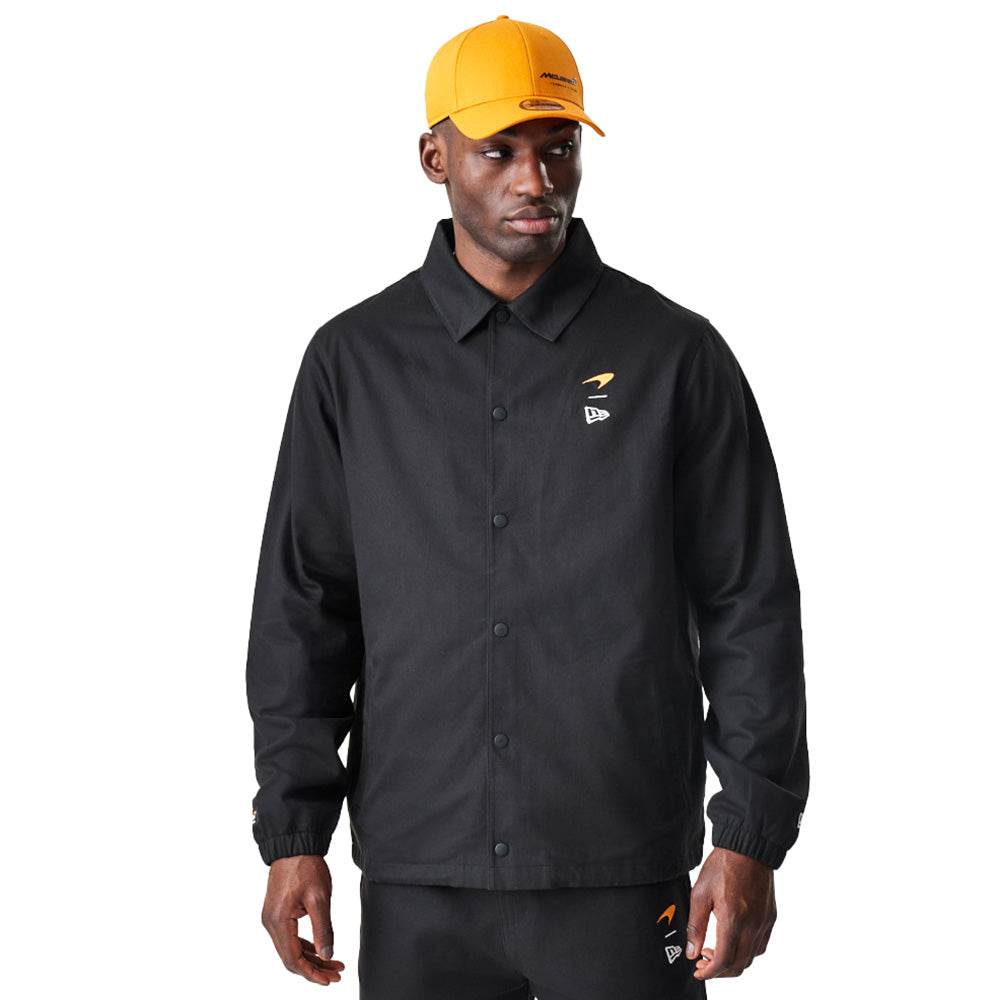 New Era Mclaren Motorsports Black Coach Jacket