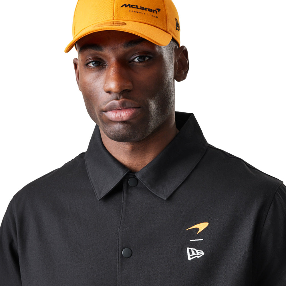 New Era Mclaren Motorsports Black Coach Jacket