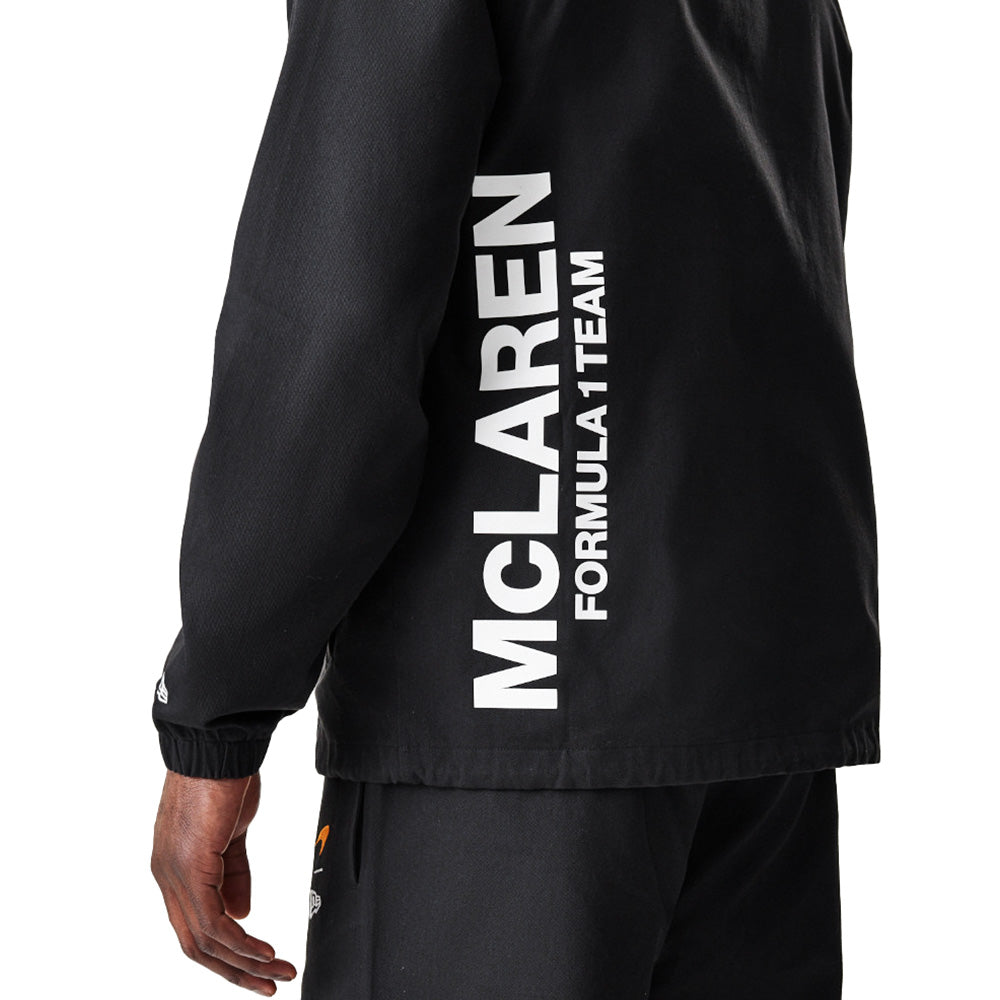 New Era Mclaren Motorsports Black Coach Jacket