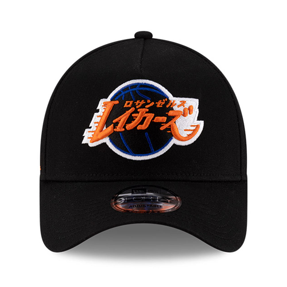 New Era Los Angeles Lakers Hyperfly Katakana x NBA All Star Game Dark Logo Black 9FORTY A-Frame Snapback Cap