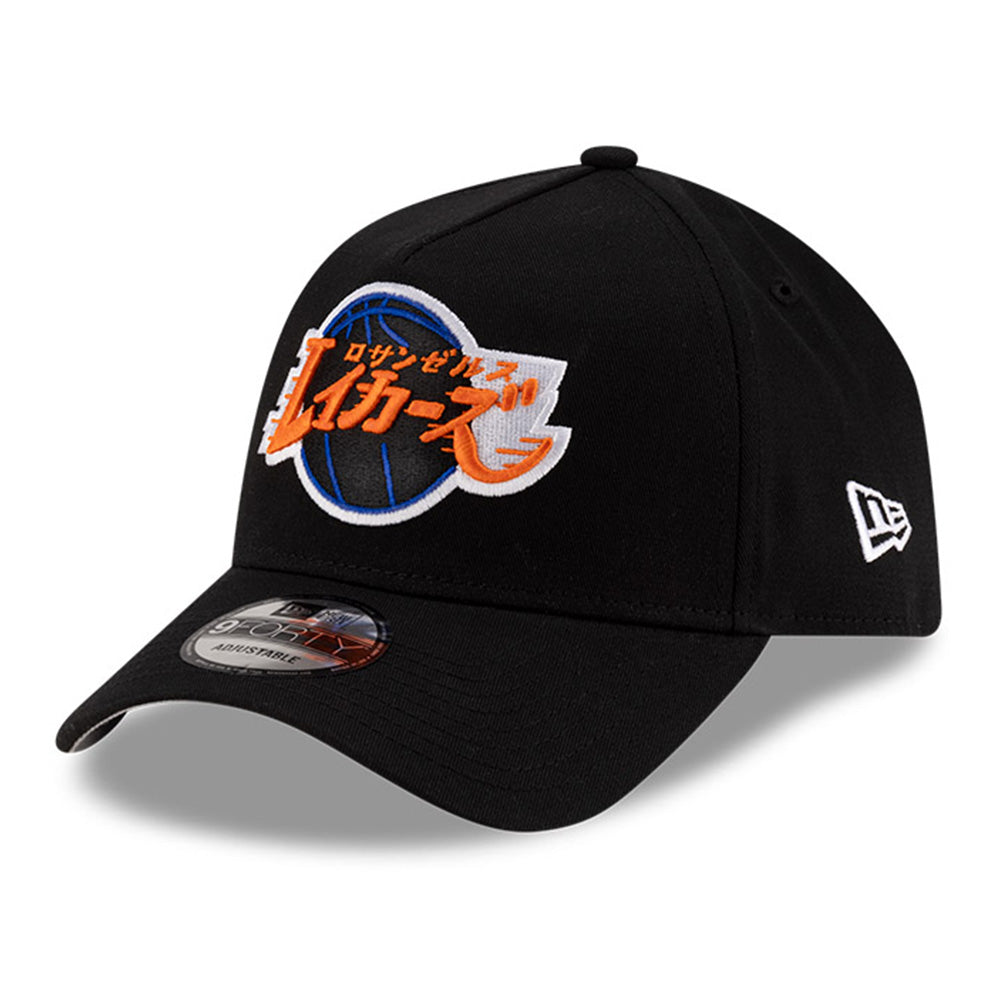 New Era Los Angeles Lakers Hyperfly Katakana x NBA All Star Game Dark Logo Black 9FORTY A-Frame Snapback Cap