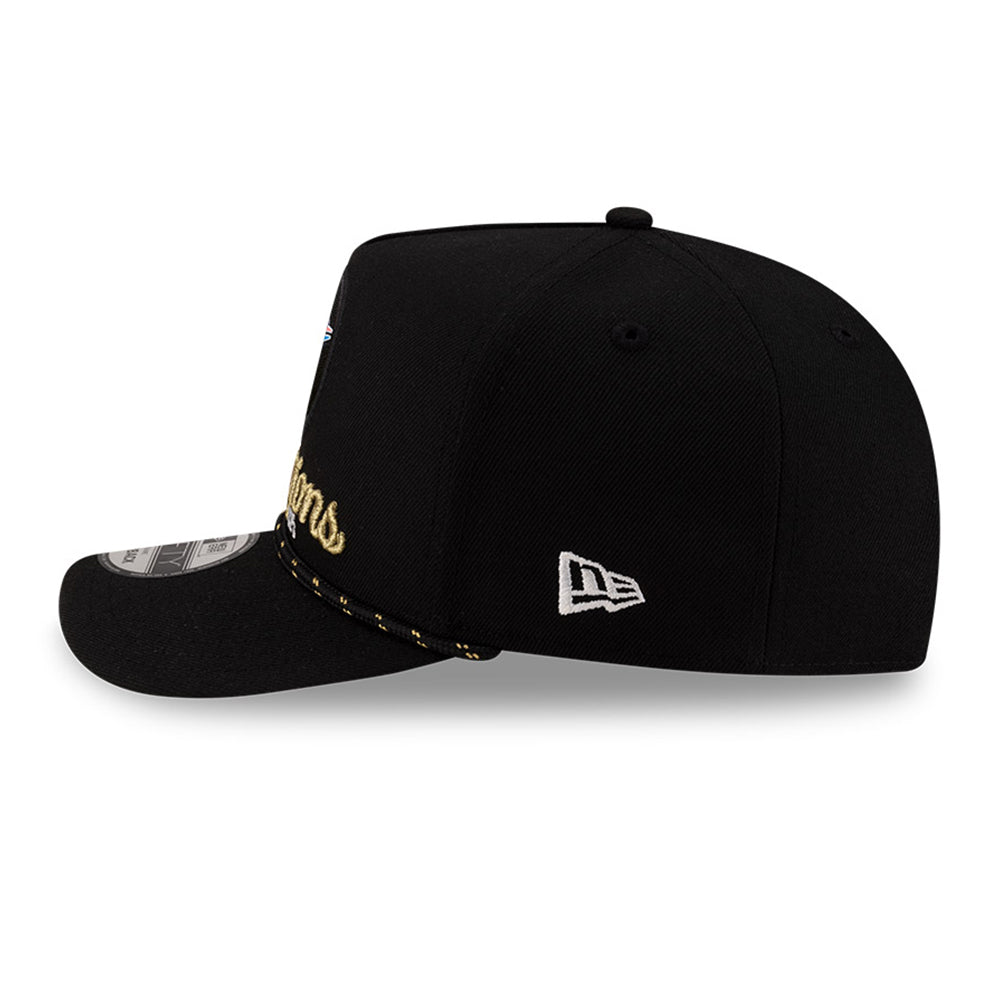 New Era Oklahoma City Thunder NBA 2025 Championship Black 9FIFTY A-Frame Snapback Cap (SPECIAL RELEASE)