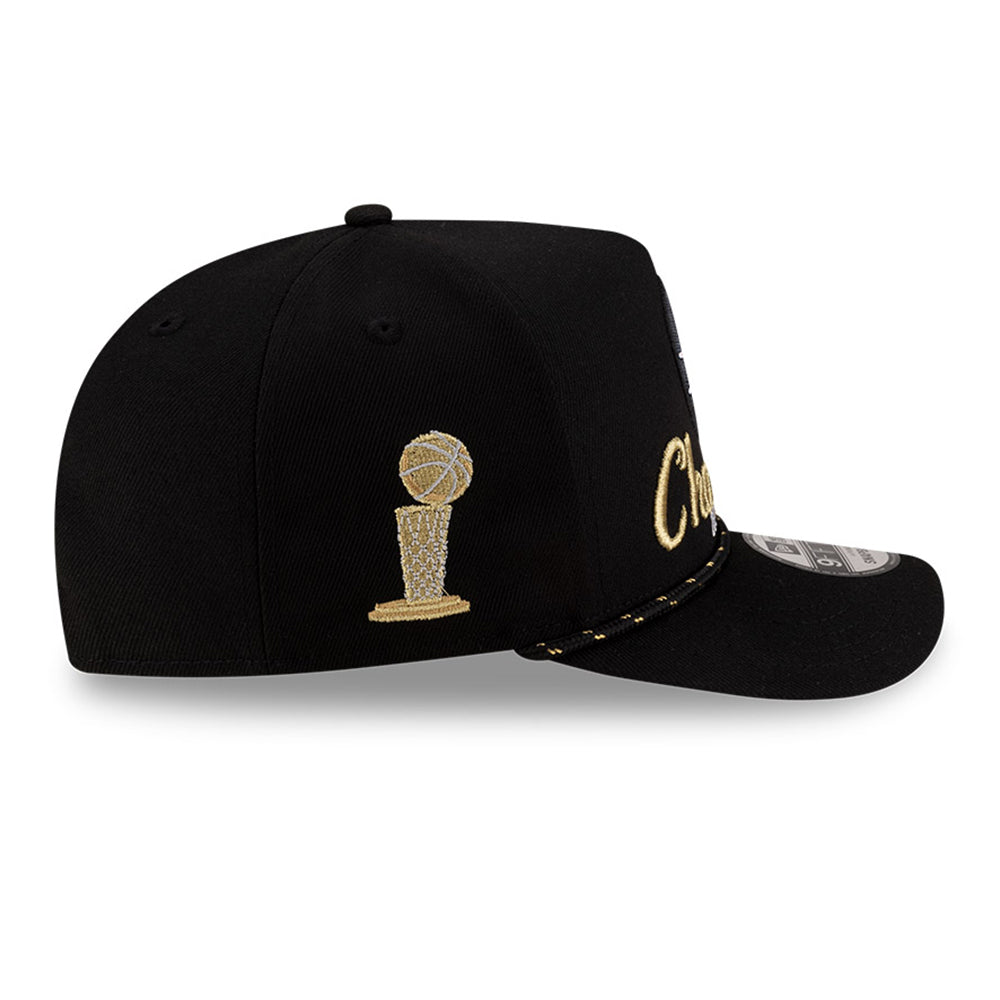 New Era Oklahoma City Thunder NBA 2025 Championship Black 9FIFTY A-Frame Snapback Cap (SPECIAL RELEASE)