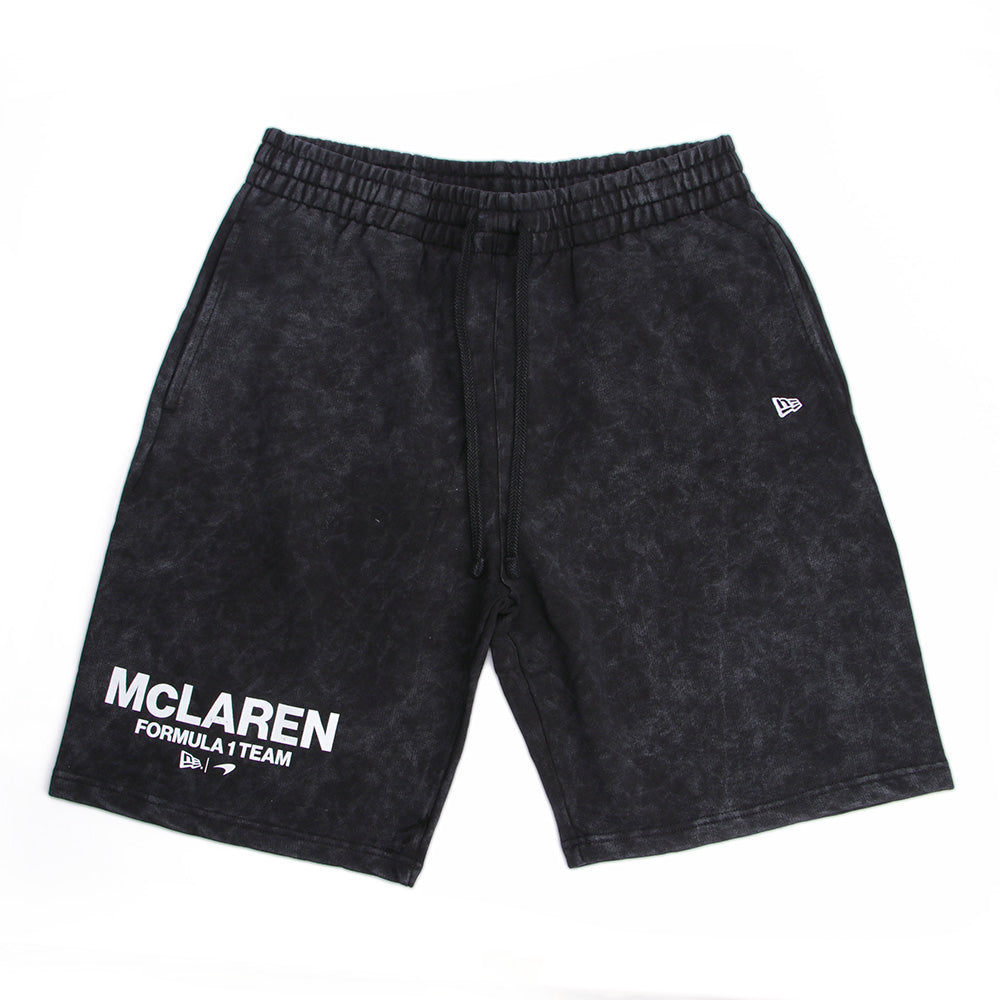 New Era McLaren Racing Wordmark Black Oversized Shorts