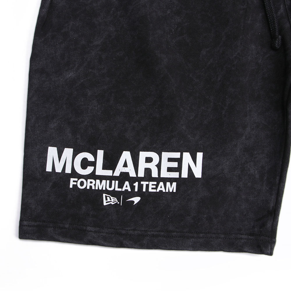New Era McLaren Racing Wordmark Black Oversized Shorts