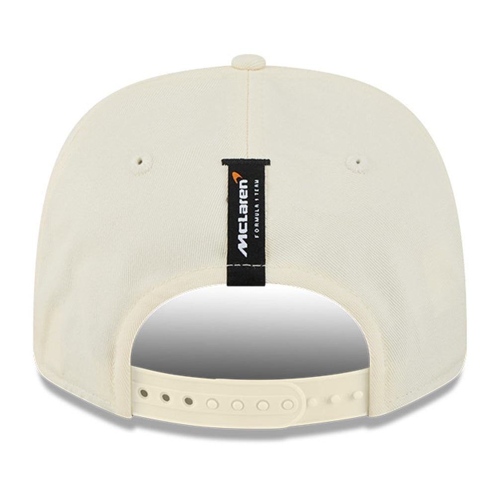 New Era McLaren Racing Brazil Race Special White 9SEVENTY Stretch Snapback Cap