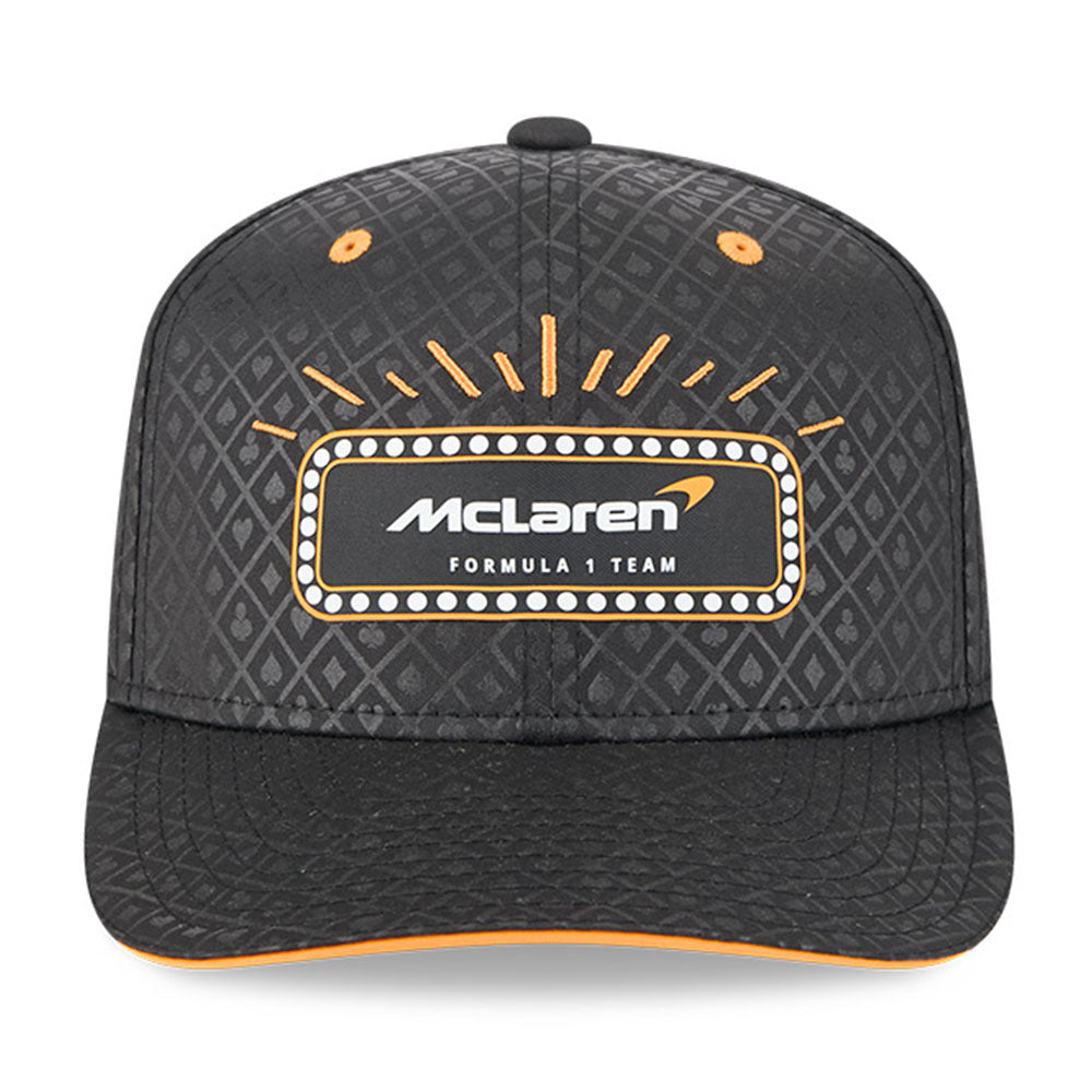 New Era McLaren Racing Las Vegas Race Special Black Orange 9SEVENTY Stretch Snapback Cap