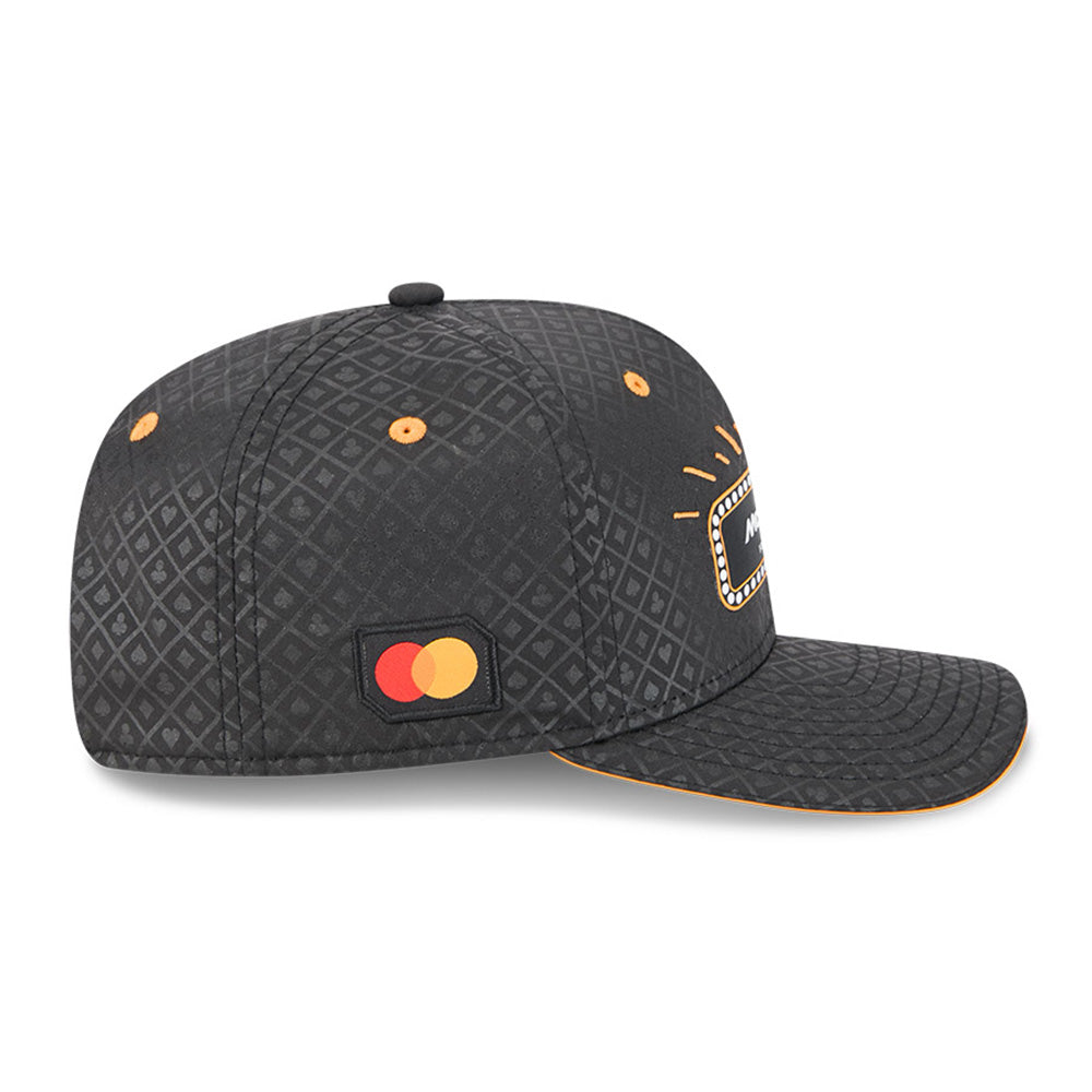 New Era McLaren Racing Las Vegas Race Special Black Orange 9SEVENTY Stretch Snapback Cap