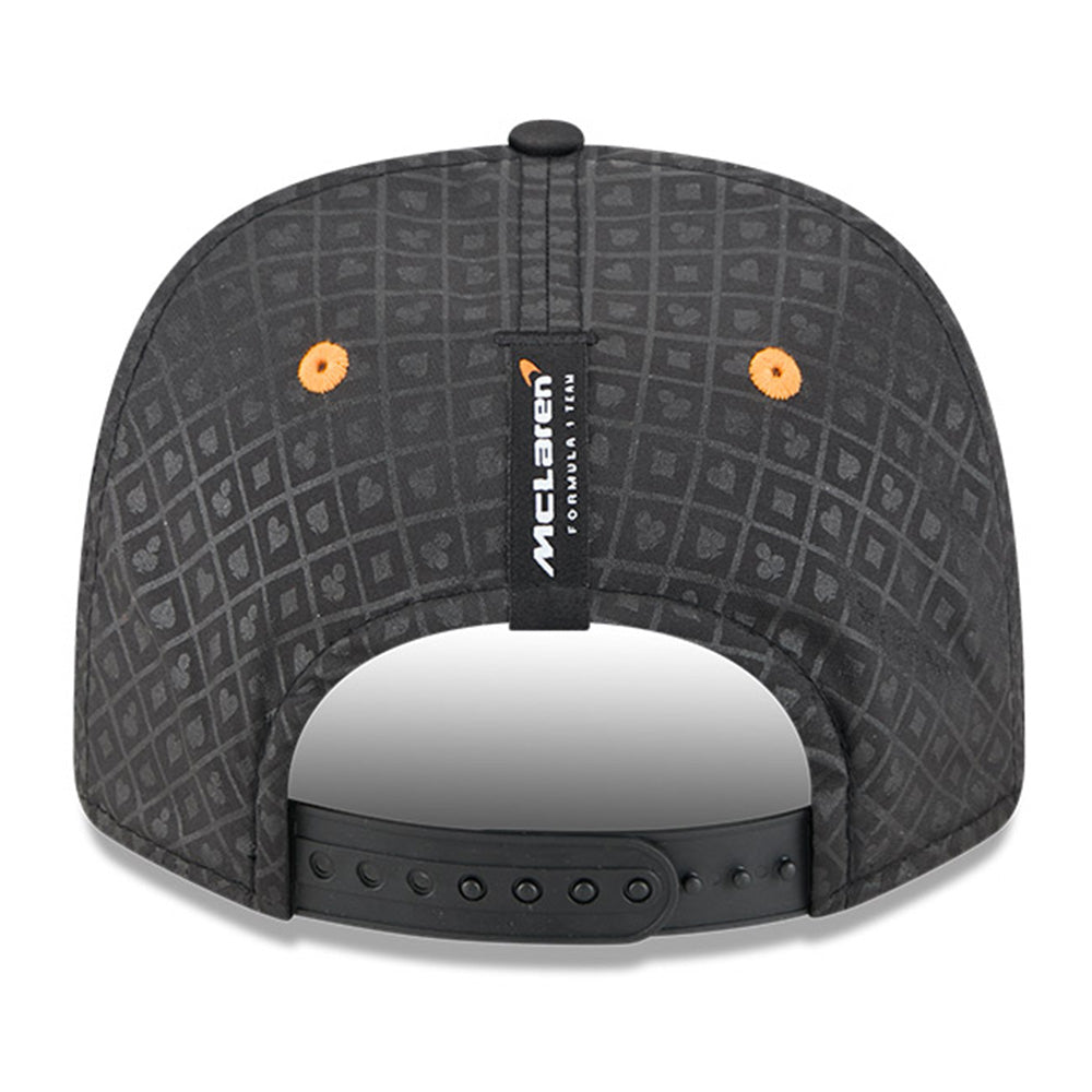 New Era McLaren Racing Las Vegas Race Special Black Orange 9SEVENTY Stretch Snapback Cap